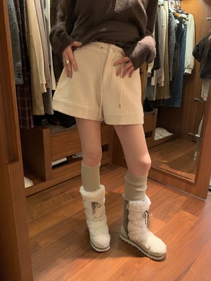 (予約)poster / Crepe Wool Pants / 2color