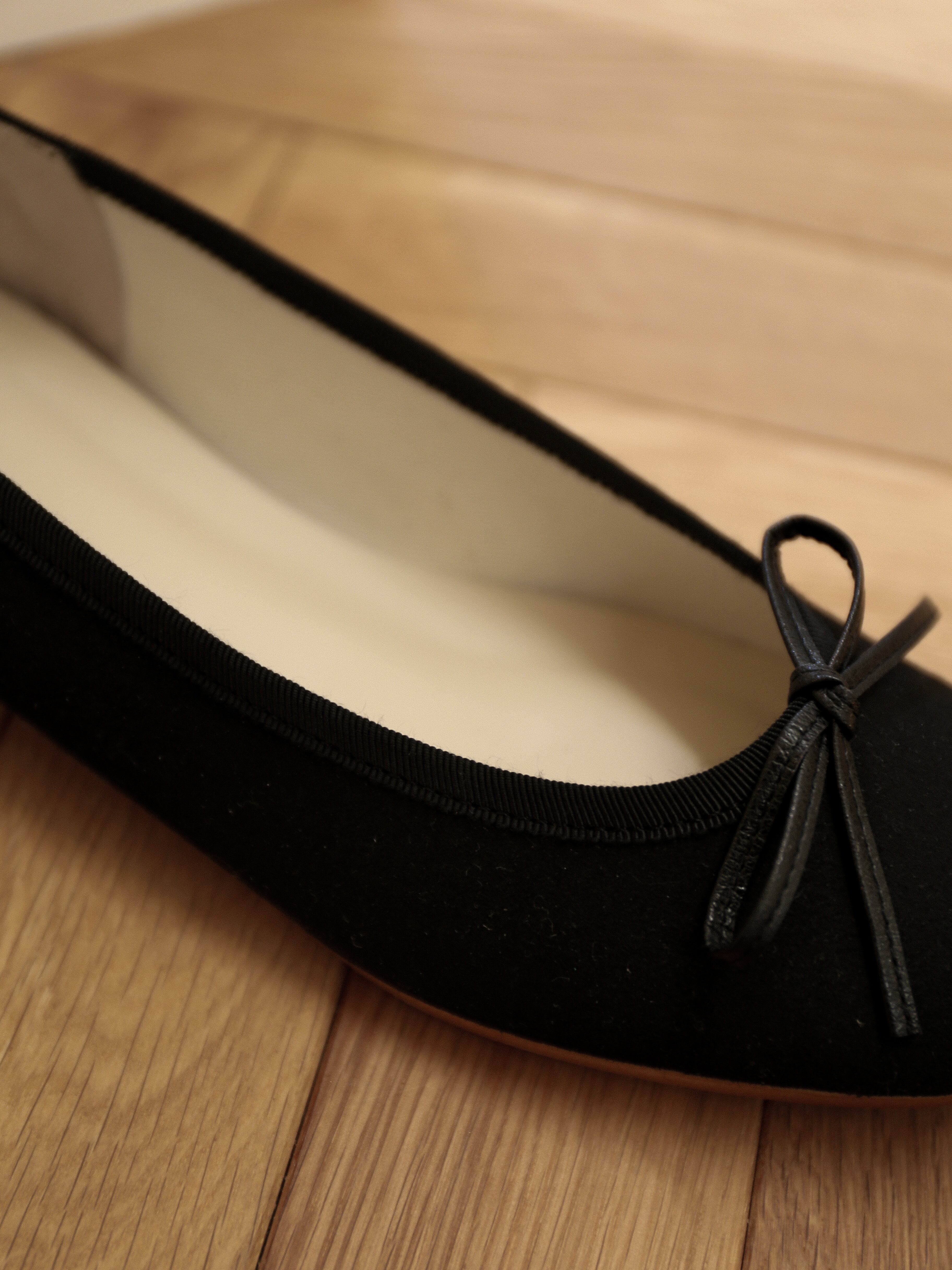 Naoko Sawada collaboration】flat ballet shoes（black） | Cara by