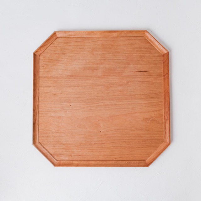 ［岩崎 翔］八角トレー／小（ウォールナット）