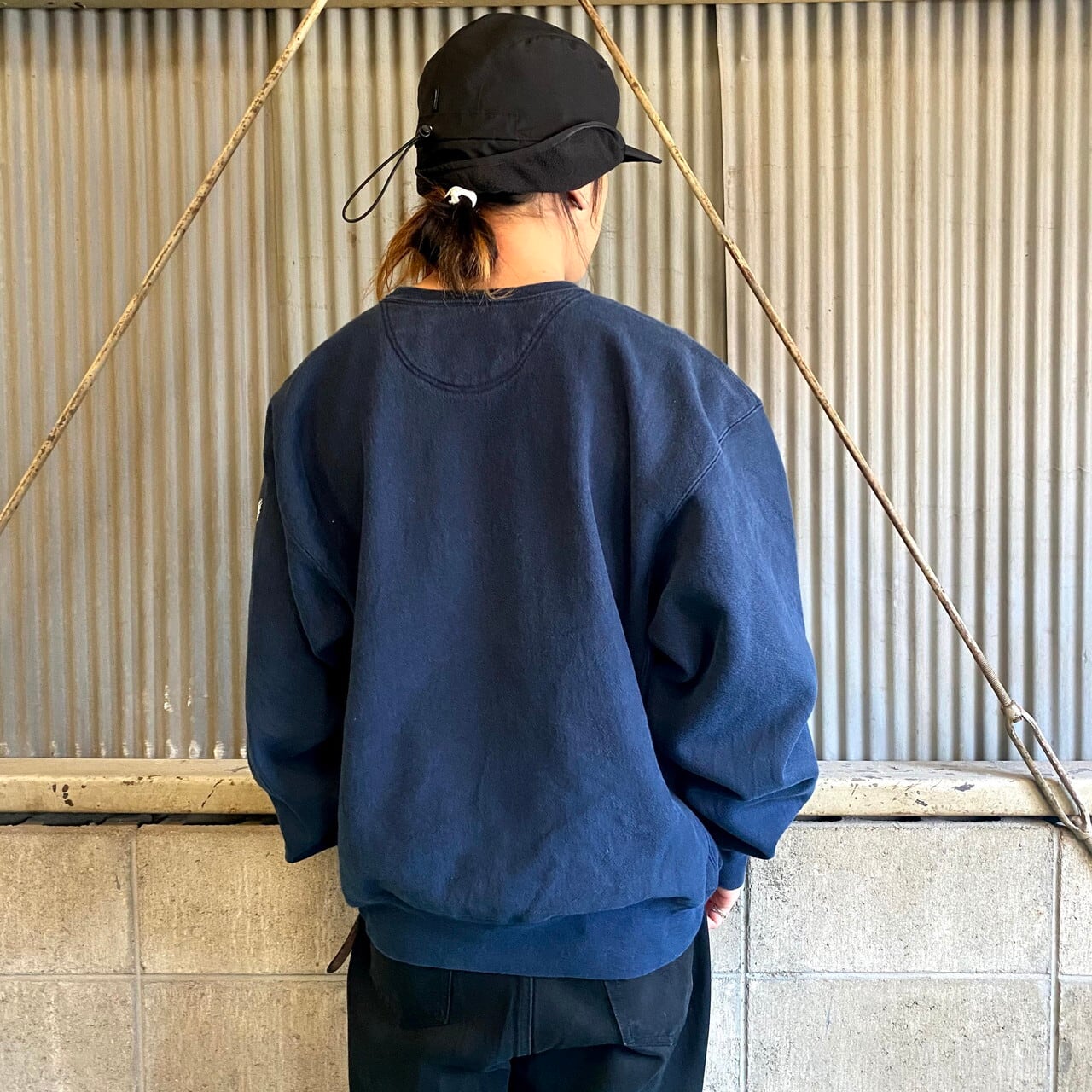 チャンピオン リバースウィーブ カレッジプリント スウェット メンズL