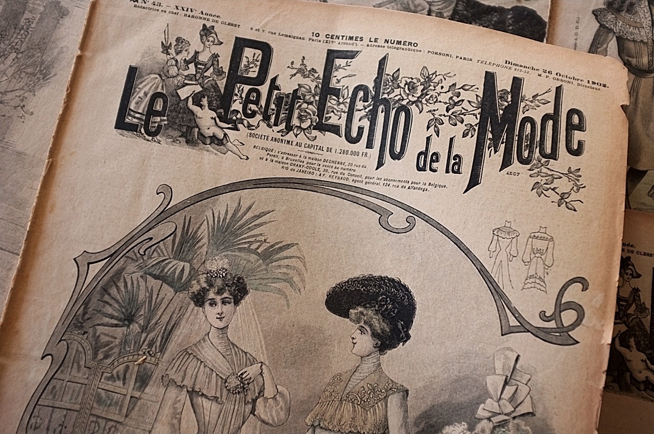 1902s Le Petit Echo de la Mode 44c 永遠の淑女とモード新聞