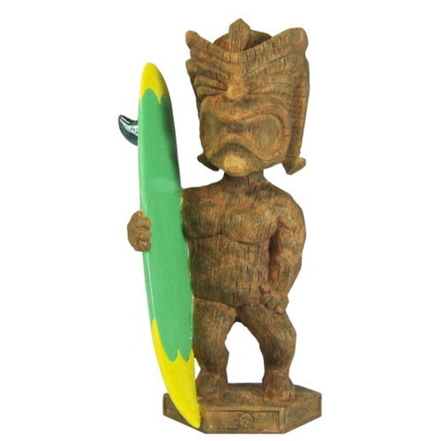 ハワイアンTIKIバブリング　ウェーブスタンバイ 6'Tiki Bobbling Head Wave Coming　/ロータリー・ヒロ