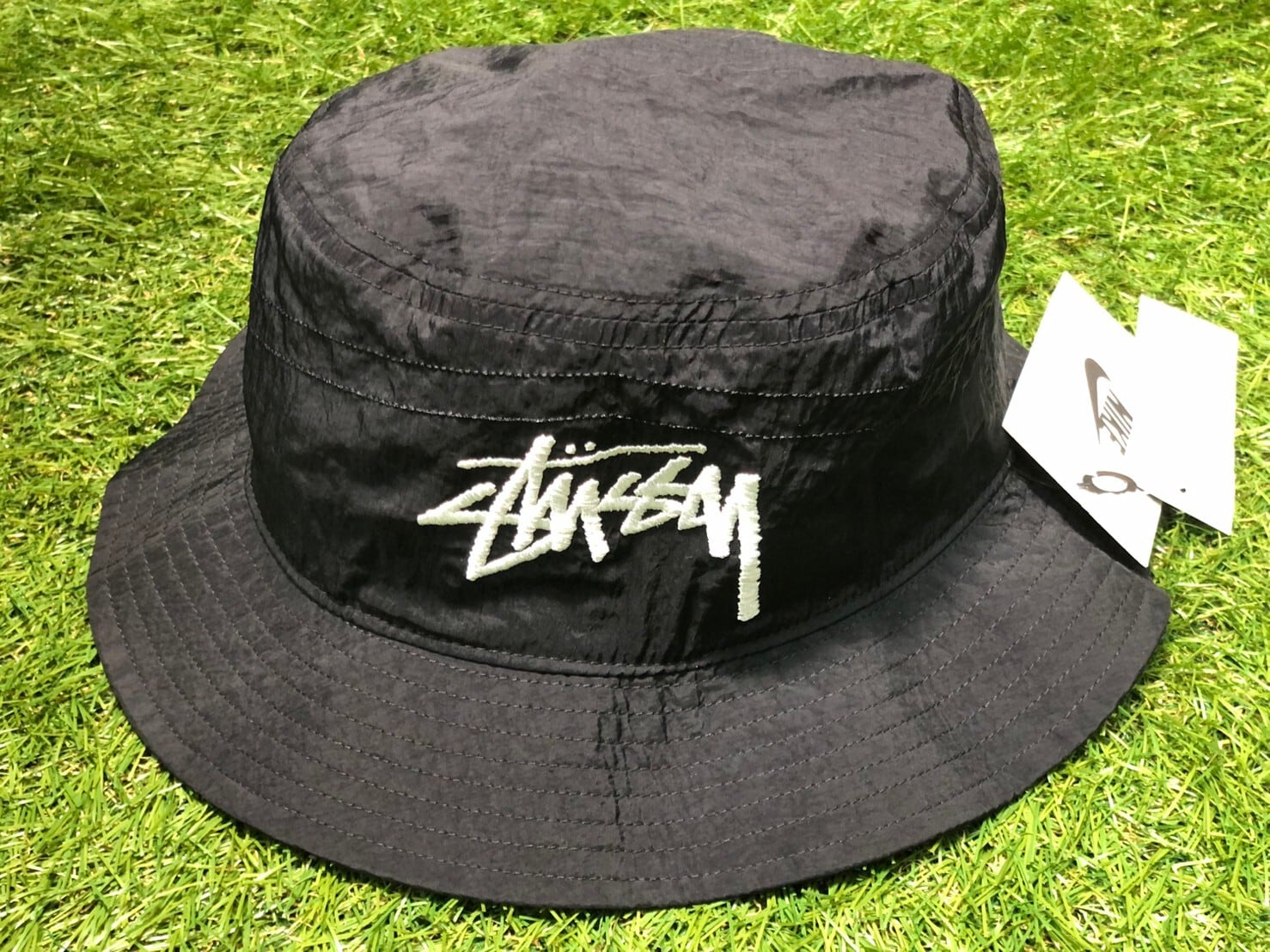 STUSSY NIKE BUCKET HAT BLACK S/M