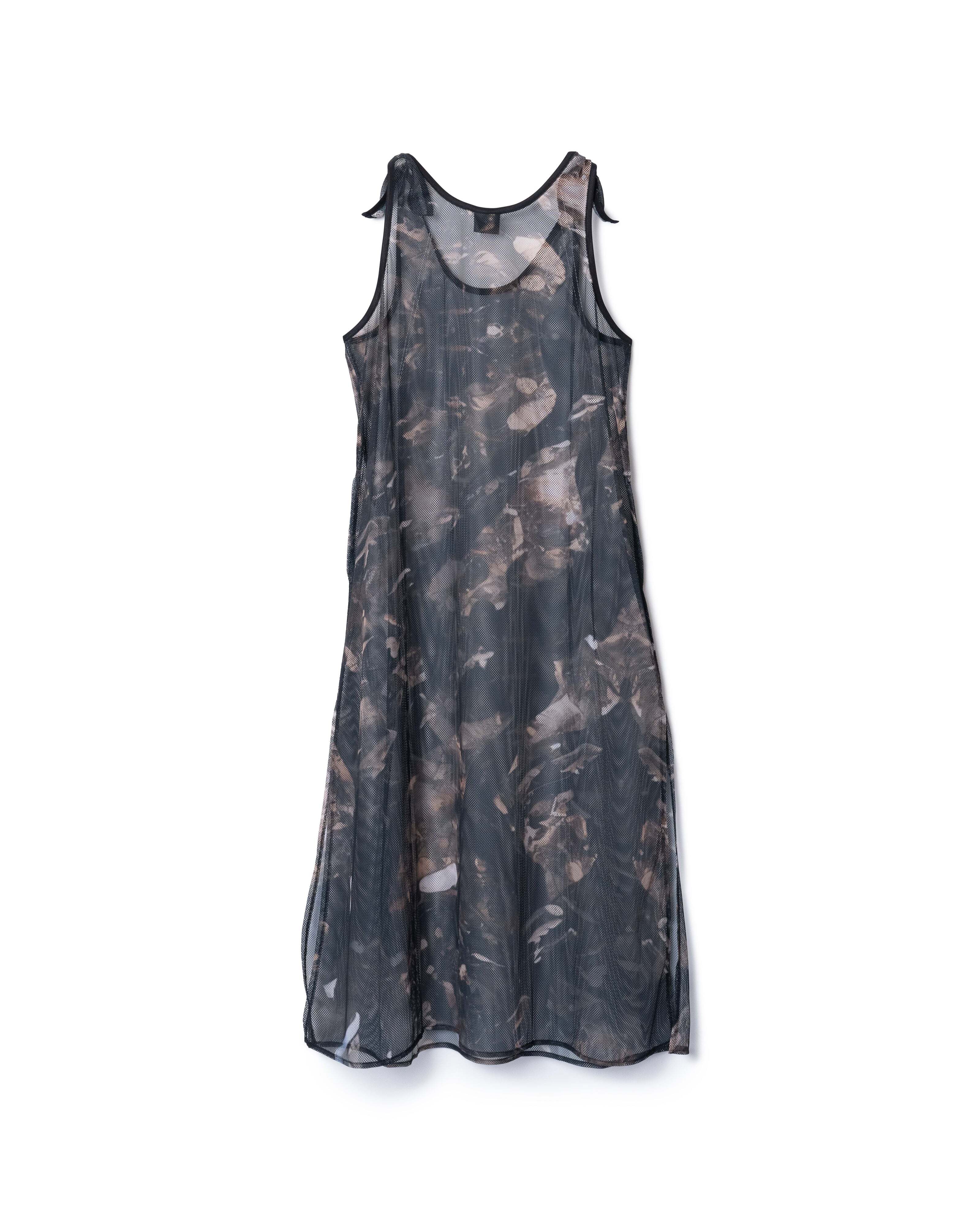 NONTOKYO 即完売品　プリントメッシュリボンワンピース　カモフラ NONTOKYO 即完売品プリントメッシュリボンワンピースカモフラ