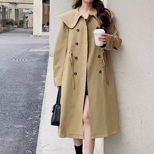 round collar long coat＜c1716＞