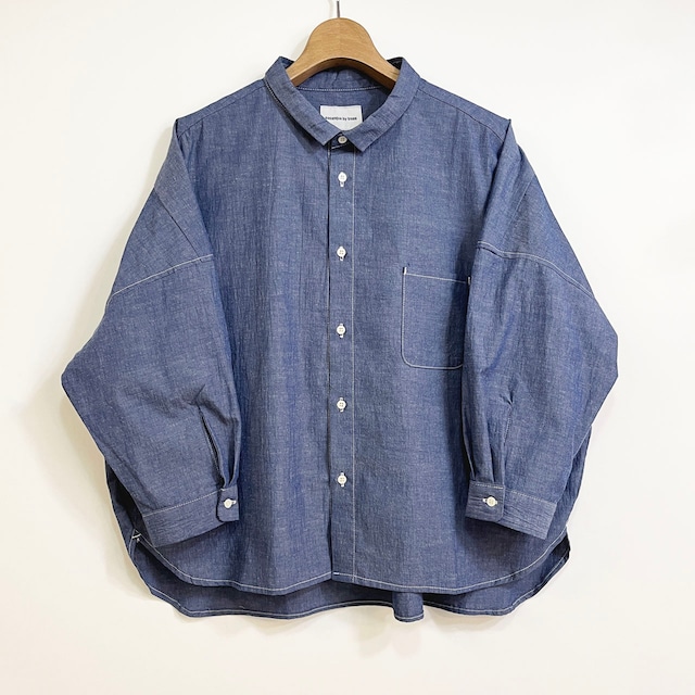 Sasanqua by trees サザンカバイツリーズ　COTTON LINEN OVER BLOUSE コットンリネンオーバーブラウス