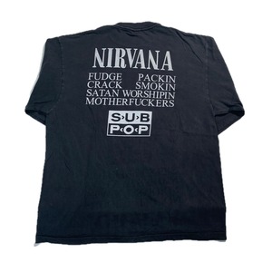 13504 NIRVANA ニルヴァーナ バンドTシャツ 両面プリント XL