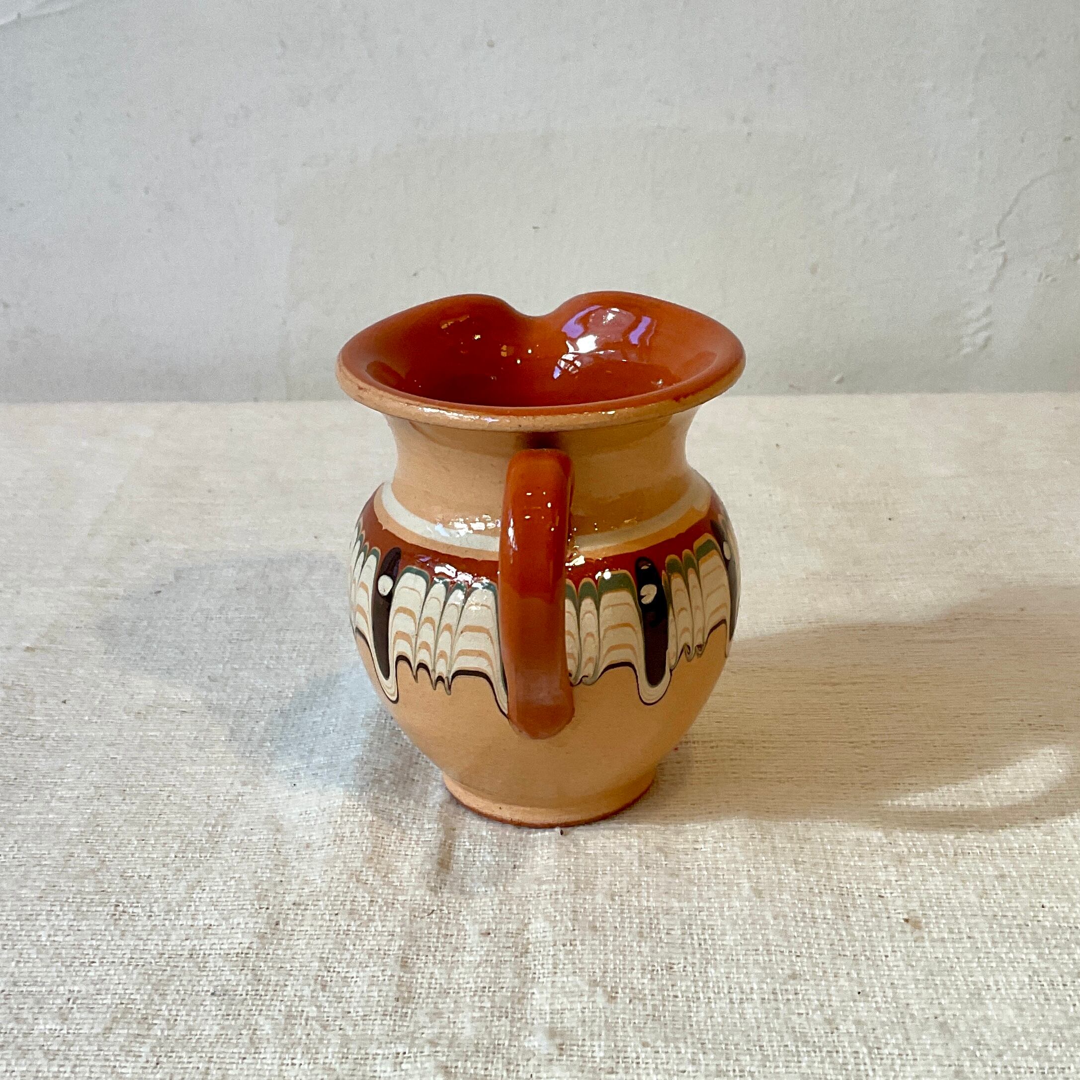 チェコで購入ブルガリアトロヤン陶器　花瓶 チェコで購入ブルガリアトロヤン陶器 花瓶 販売済み 確認用ブルガリア