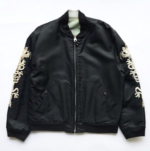 90S A BATHING APE RIVERSIBLE BOMBER JACKET