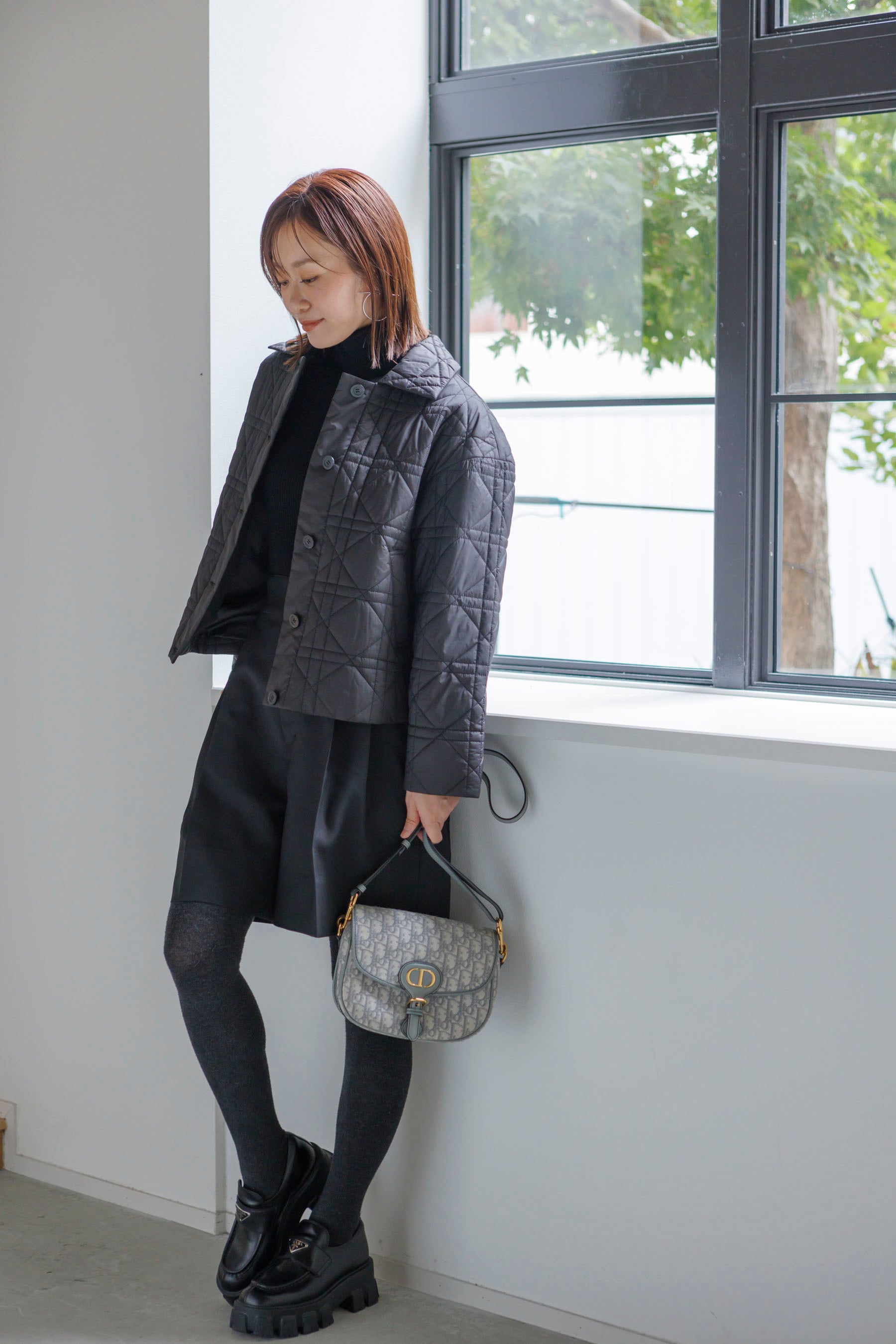 チェックジレ【ベージュ】 | anplegant