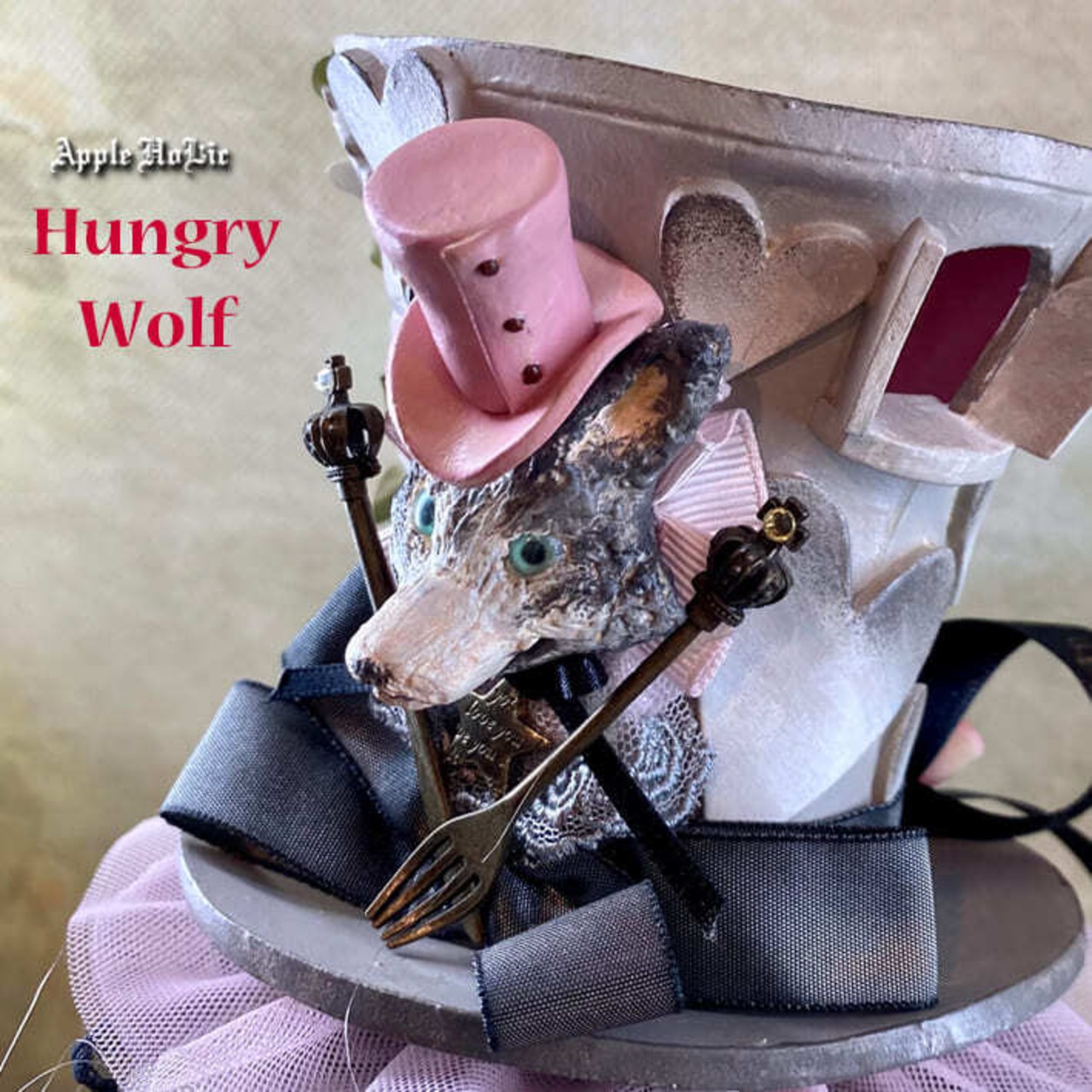 ドール用ハット L　Hungry Wolf・腹ぺこオオカミ　 ブライス 60cmドール