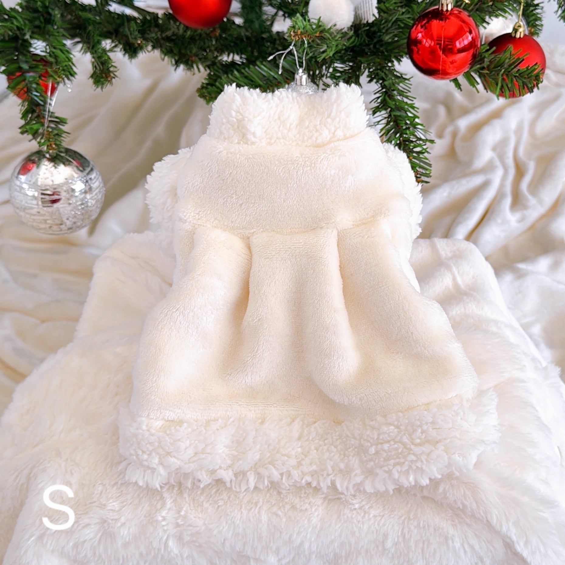 冬の妖精シリーズ:ワンピース(S)ピュアホワイト