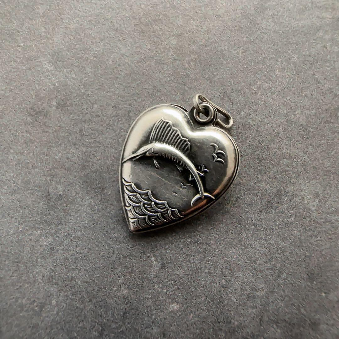 J315】10s -40s US NAVY スウィートハートジュエリー