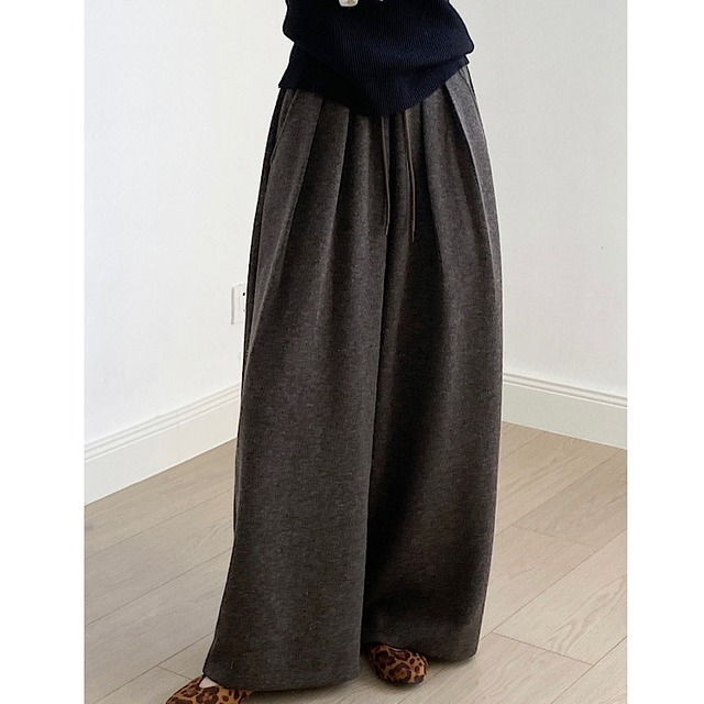 ドローストリング フルレングス パンツ　◆３col　YH9909