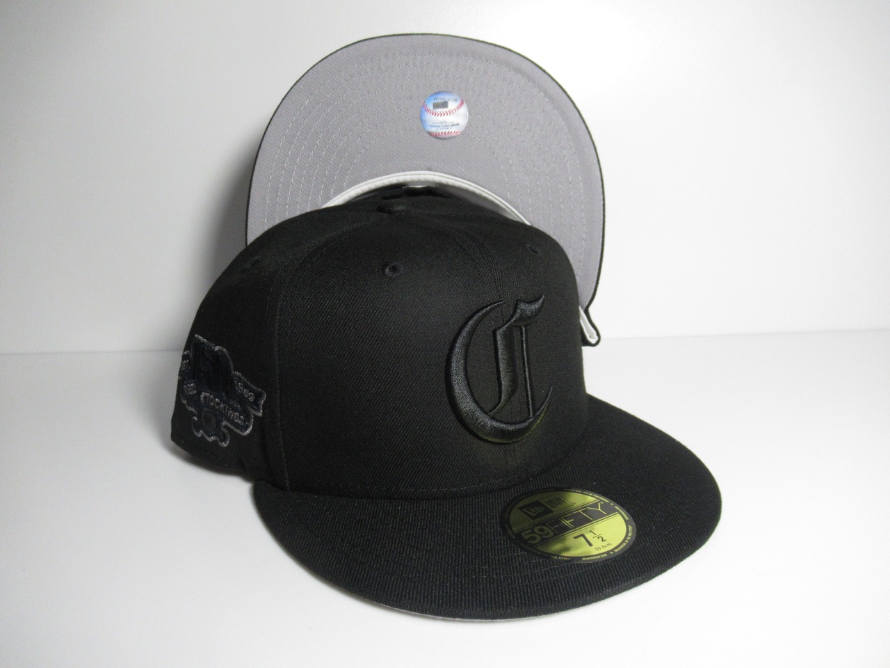 Exclusive NEW ERA 59fifty Cincinnati Red Stockings　シンシナティレッドストッキングス　Black