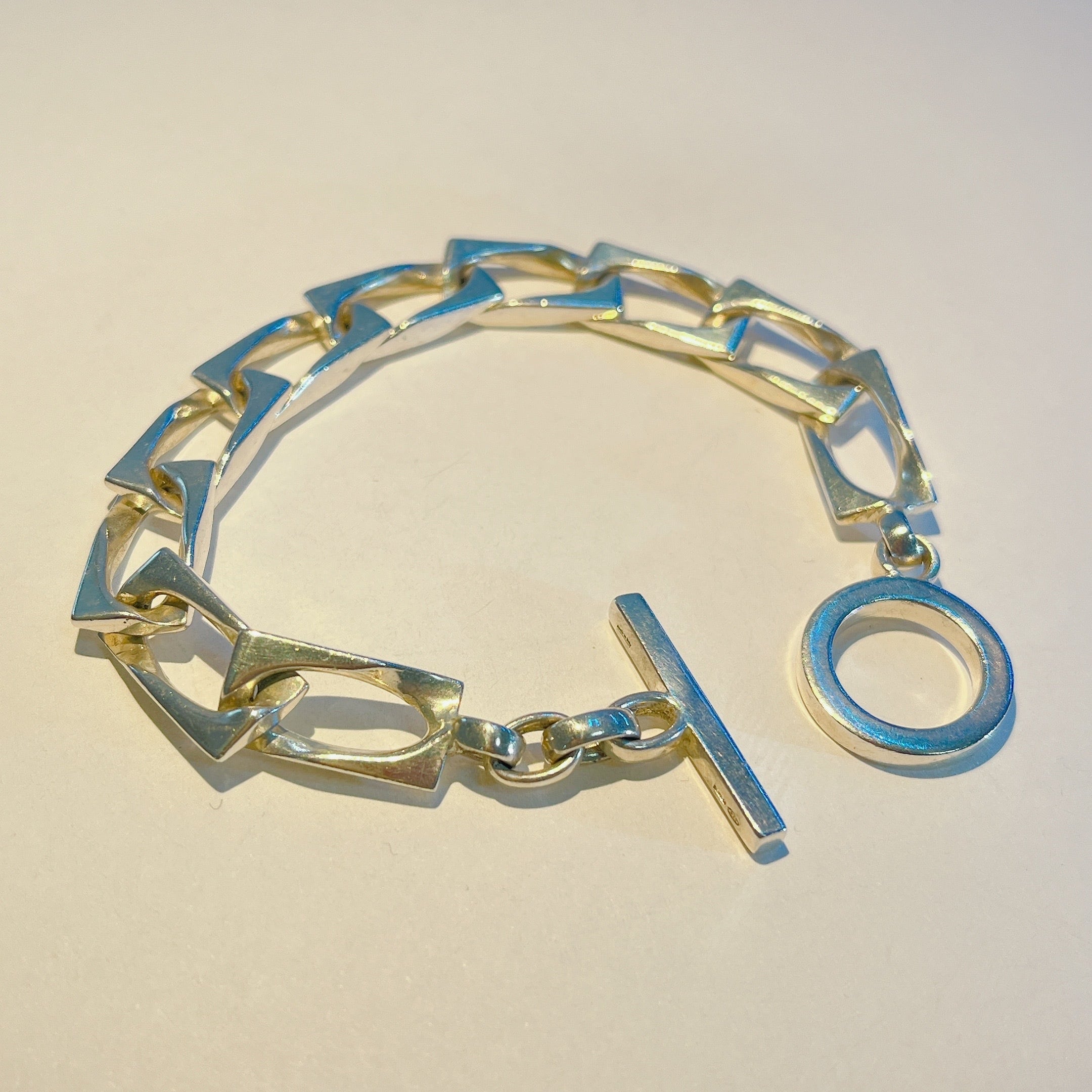 ティファニー TIFFANY ドーナツリンクチェーントグルブレスレットSV925