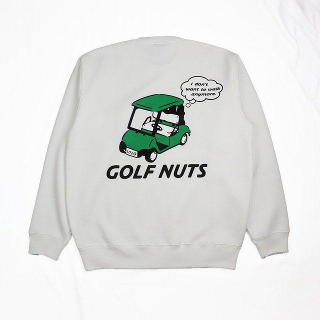 ARUKITAKUNAI Golf Sweat【White】