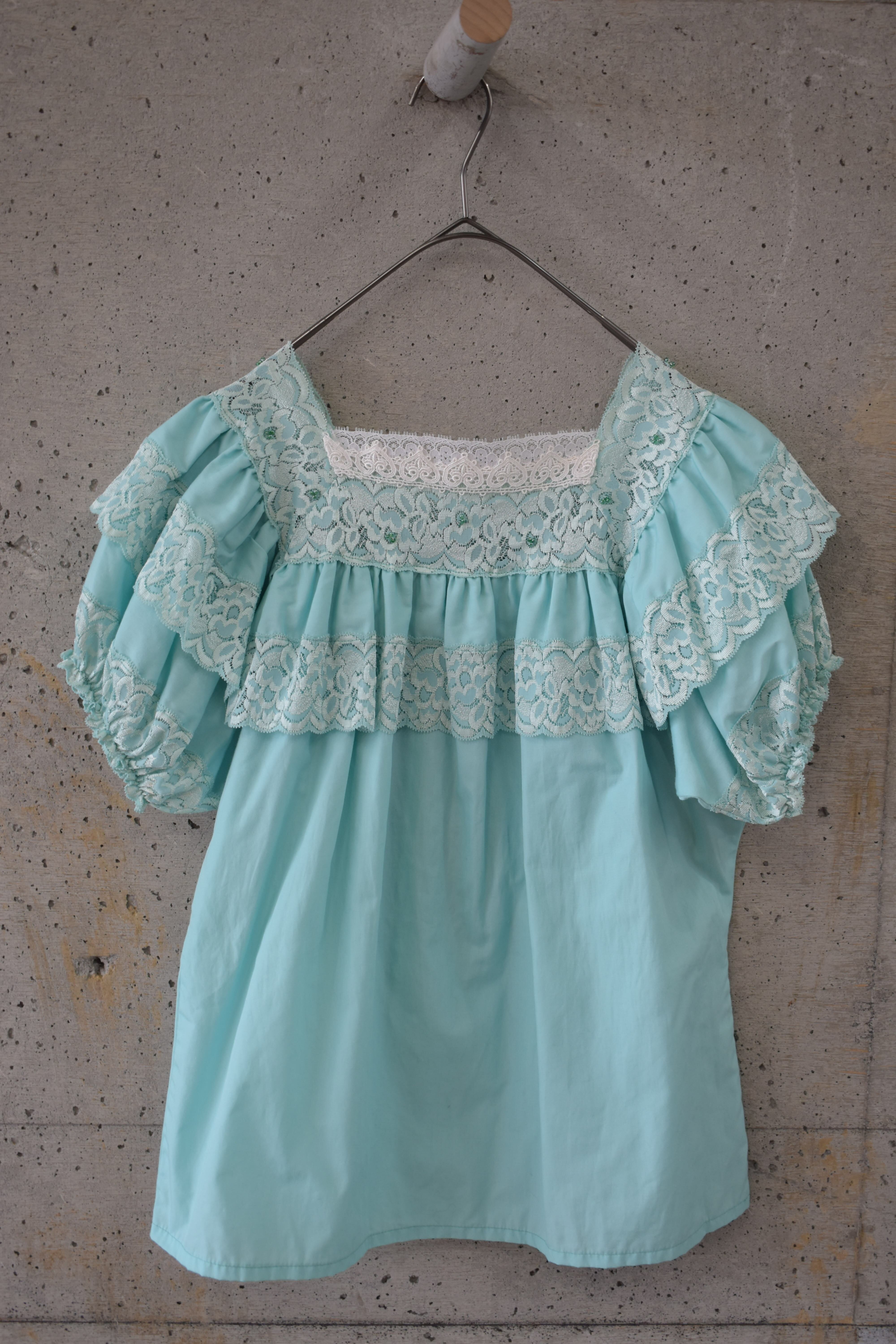 Mint green Hawaiian smock