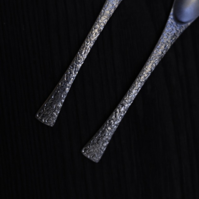 AS デザートフォーク＆スプーン シルバー