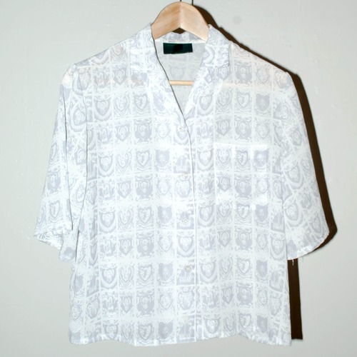 『Junior Gaultier』90s sheered shirt