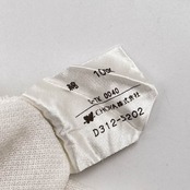 DAKS ダックス 襟チェック柄 鹿の子 半袖 ポロシャツ サイズ L/白 ホワイト/メンズ CHOYA 80s 90s レトロ ビンテージ