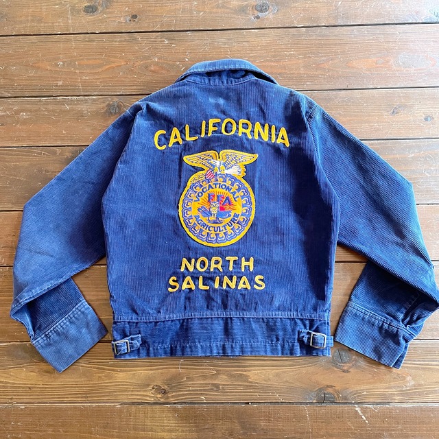 60s FFA Jacket〝CALIFORNIA〟 Front 2line embroidery Size 32 | Rassic