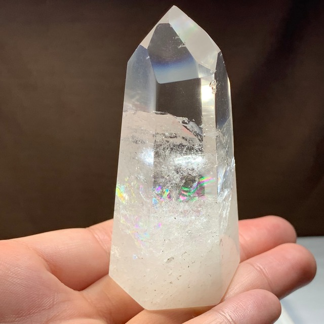 4.トカンティンス州産・アイリス水晶ポイント