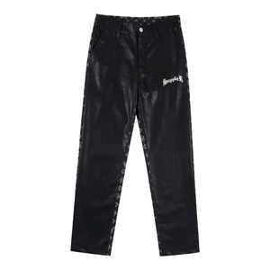 【SUPPLIER】MONOGRAM LEATHER PANTS