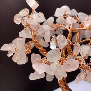 no3.桜満開の様な天然石ツリー・ローズクォーツ