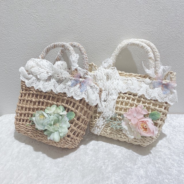 フラワーレースかごバッグ Snowdrop To Saint Maria