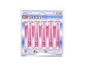 【新着特価】Eクリップ Mサイズ クリアピンク 10本