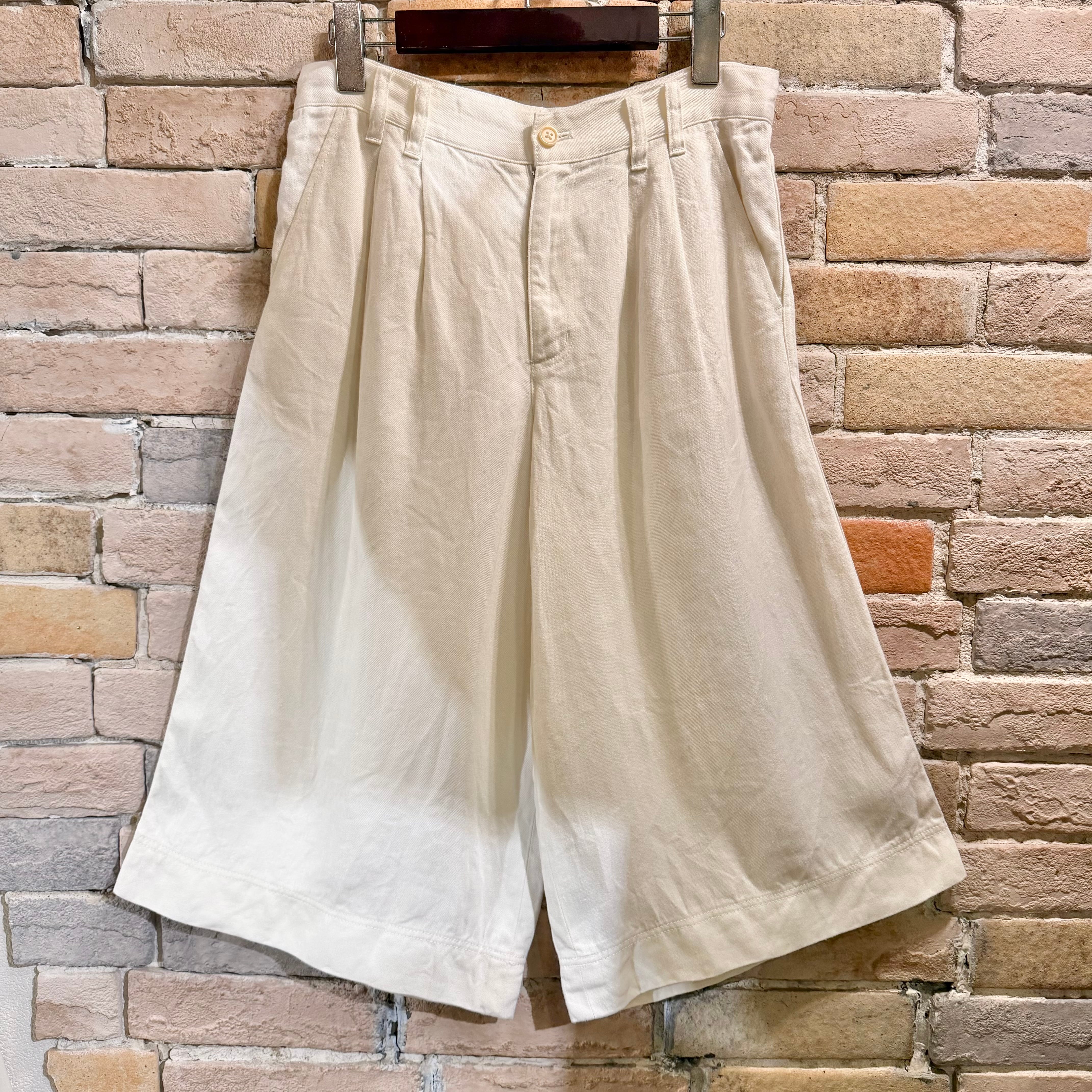 MARGARET HOWELL マーガレットハウエル リネン 麻 ハーフパンツ margaret howell “linen short pants” size2 マーガレットハウエル
