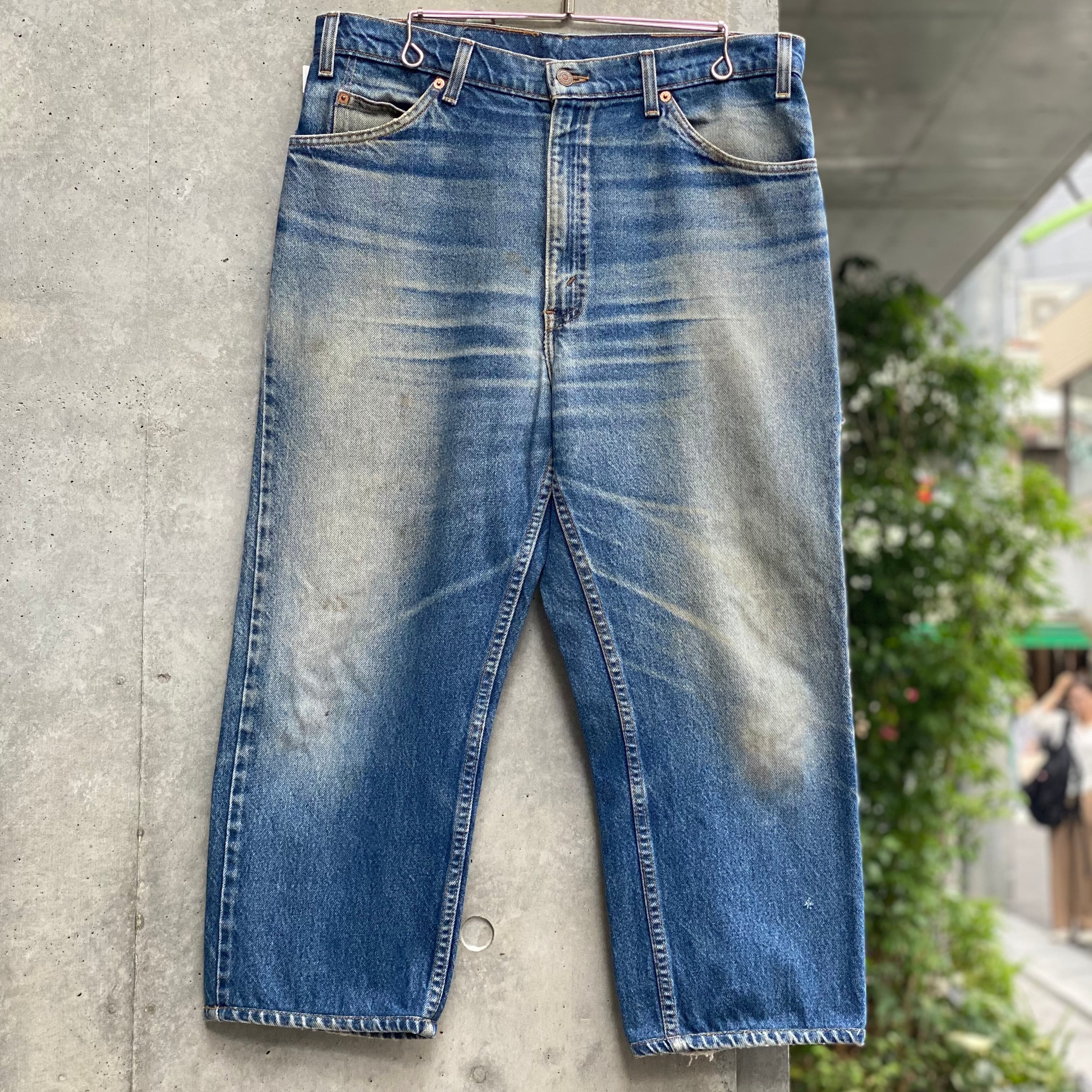 34×30】00's Levi's 501 Crushed Denim Pants 