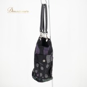 レディース トクコプルミエヴォル TOKUKO 1er VOL バッグ 黒 紫 緑 布 キャンバス地 柄 水玉 ドット柄 花柄 かわいい お出かけ カジュアル おしゃれ ブラック系 グレイ系 パープル系 グリーン系