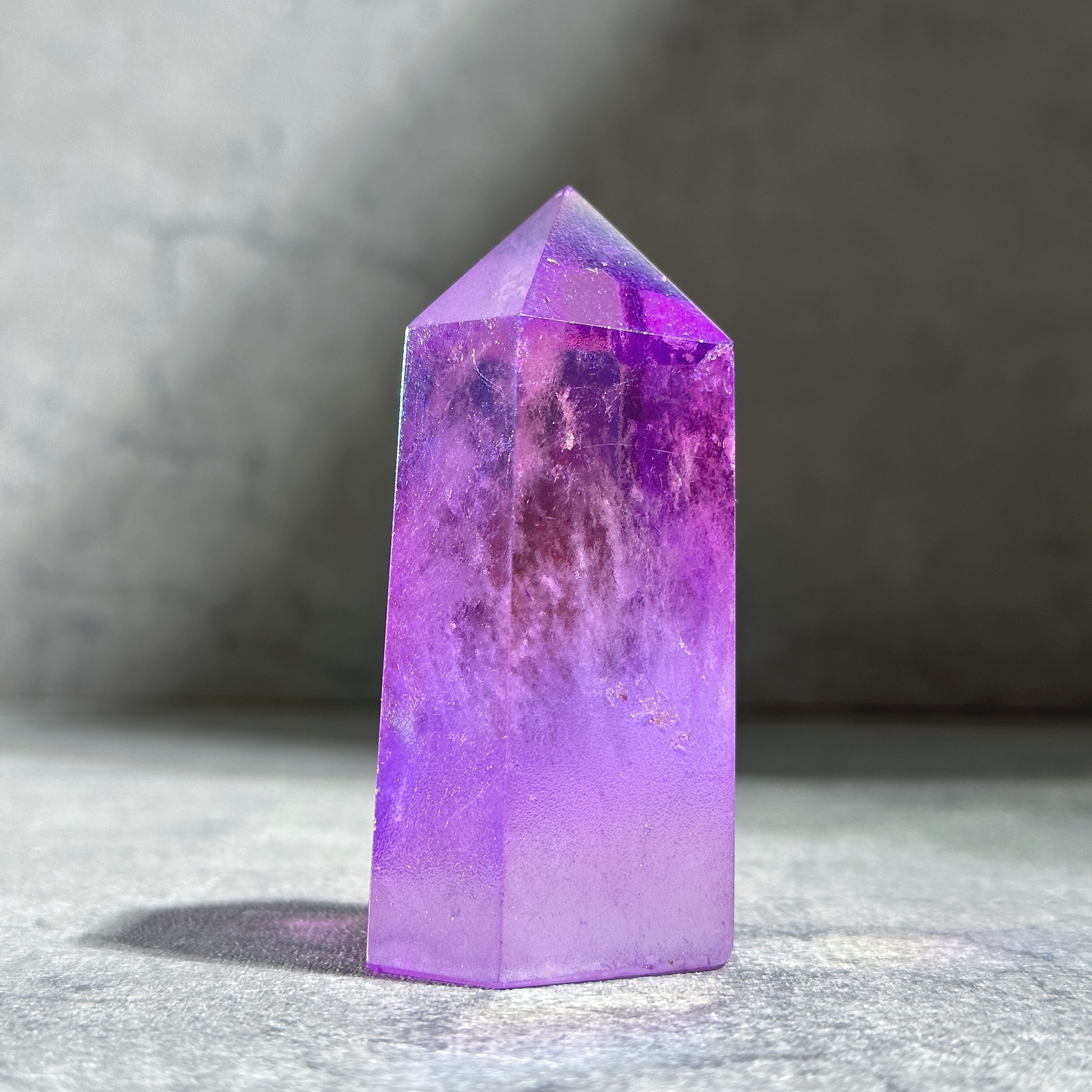 パープルオーラクォーツ タワー12◇ Purple Aura Quartz ◇天然石・鉱物・パワーストーン