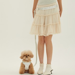 【予約】[ thesallyslaw ] Bailey cushioning harness｜Milk Pistachio