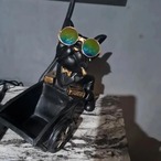 置物 小物入れ フレンチブルドック ブラック ユニーク インテリア 装飾 玄関装飾 リビング装飾 収納 オブジェ