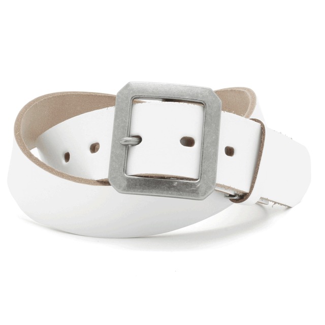 【栃木レザー クラシコ】本革ベルト 40mm幅　全長160㎝　オクタゴンバックルベルト｜日本製｜LOCAL WORKS