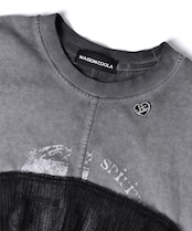 【ATELIER LINE】チュールフリルドッキングレイヤード L/S Tシャツ CQ-48079H