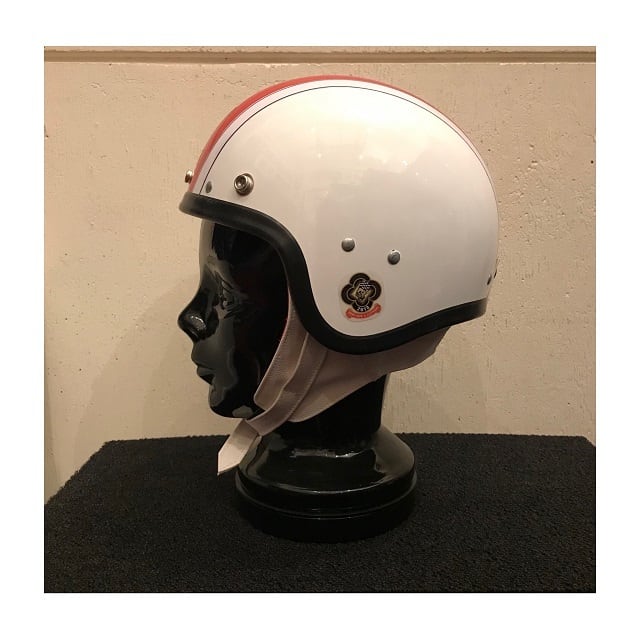 Rocket Helmet / Rocket Ⅲ White × Red (White Line) | dbms