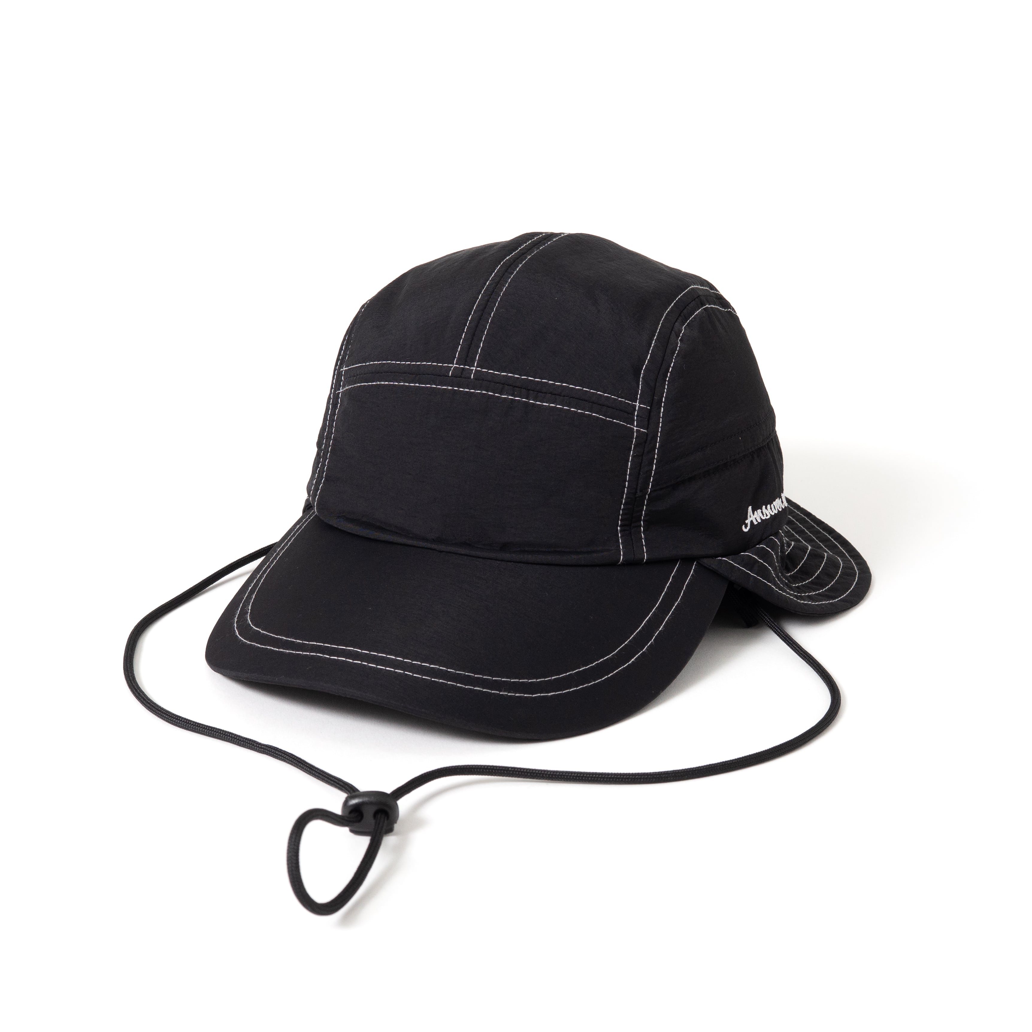 【ディスプレイ】ANSWER* SUN SHADE 5PANEL CAP BLACK