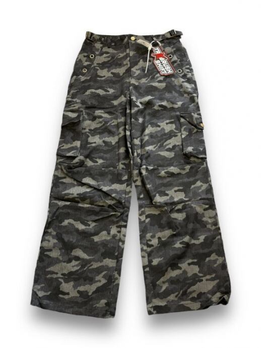 【PLANET STUDIO】military side belt cargo pants