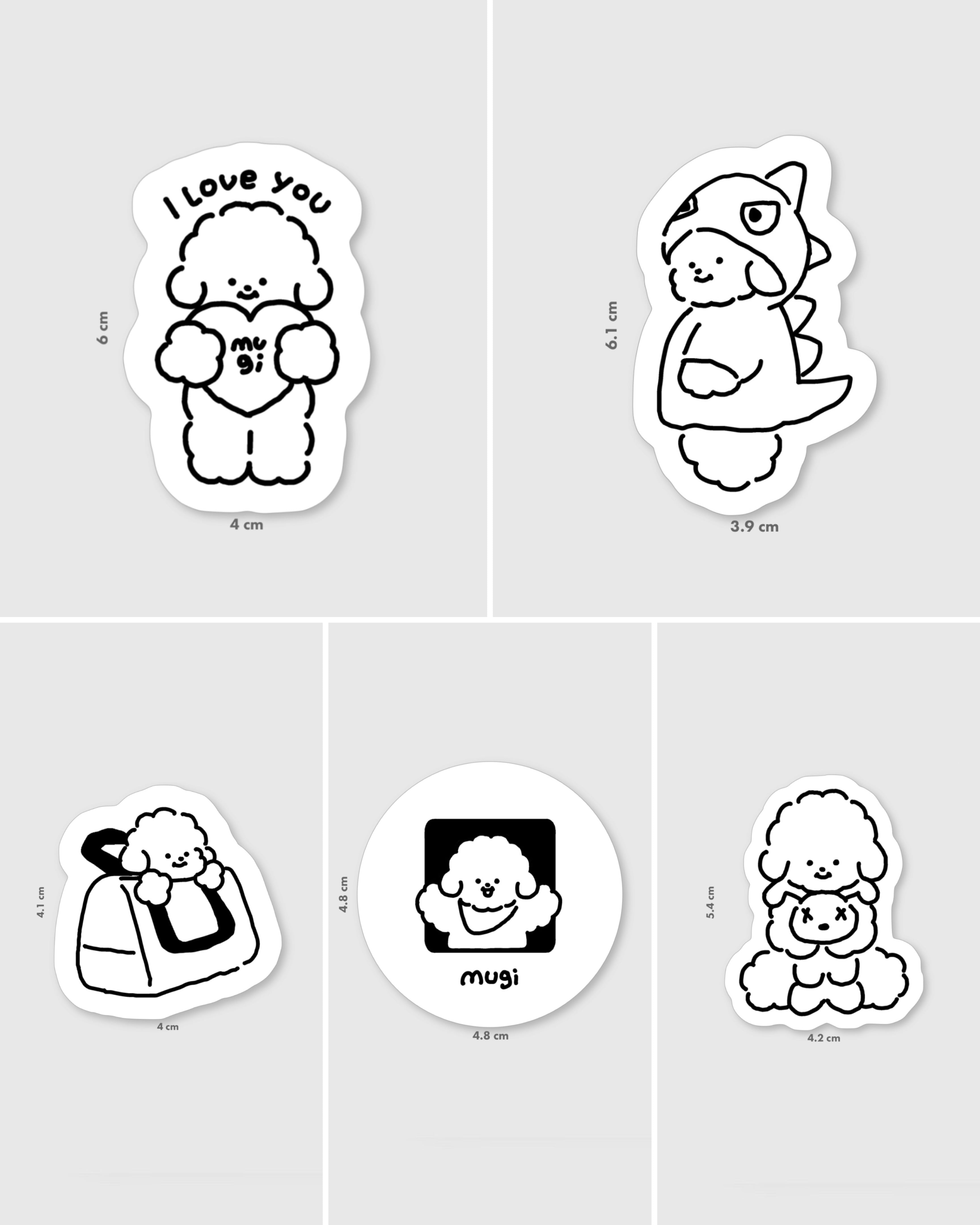 Mugi stickers | tombonia