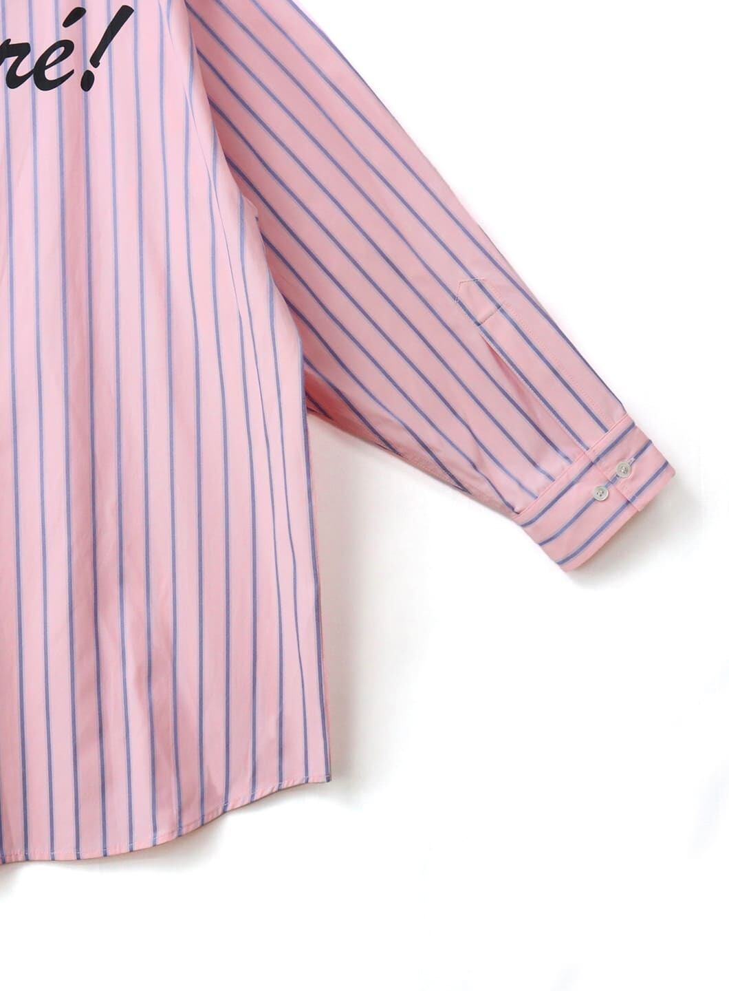COEL(Ladies)】COEL×Desafioバックロゴビッグシャツ ブルーM