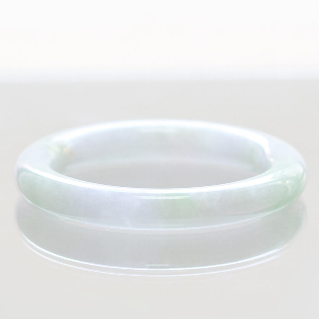 内径 約56.5mm 】存在感のある大きさ！バングル A貨翡翠 jd_bg1239