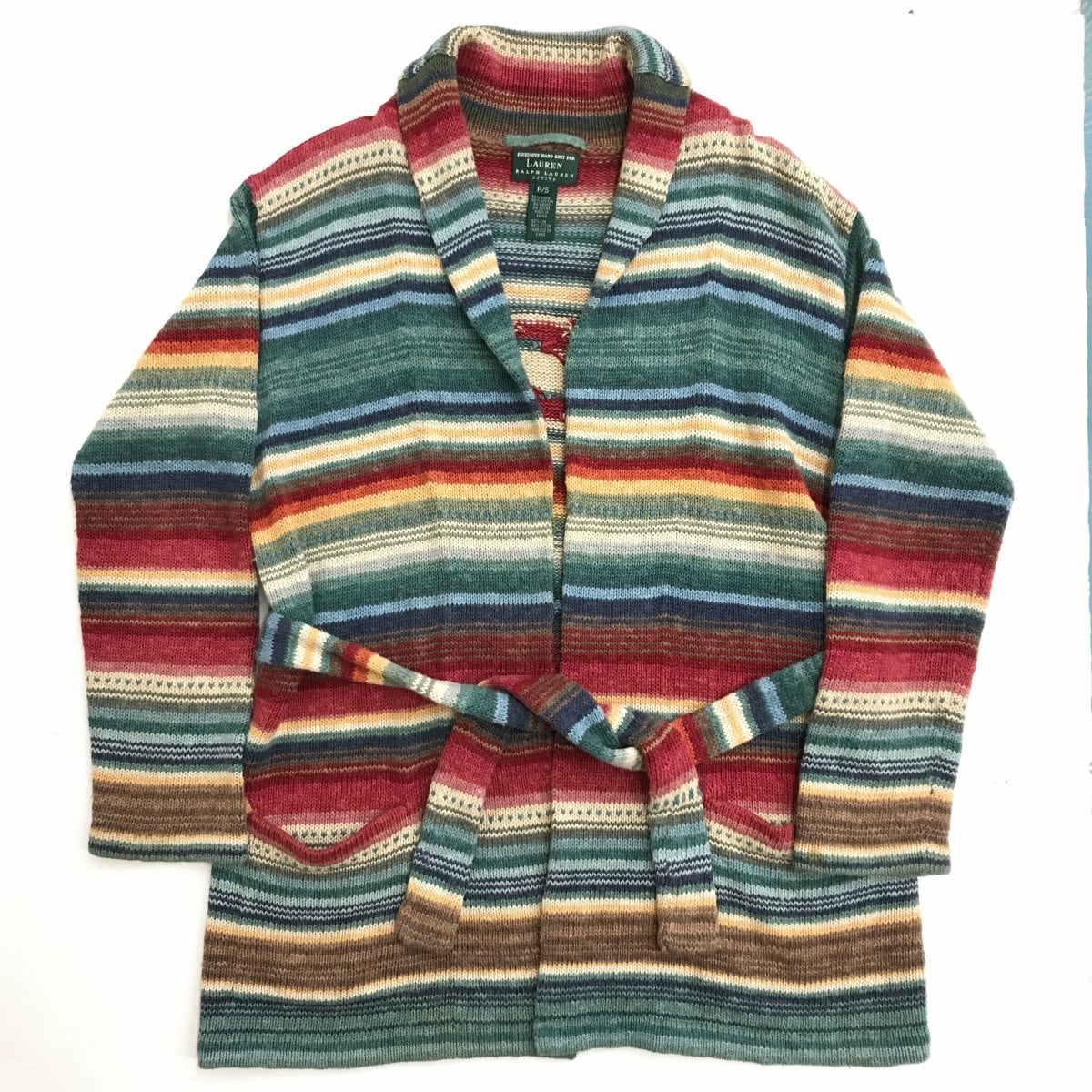 RALPH LAUREN ラルフローレン 90年代 HAND KNIT ハンドニット ショール