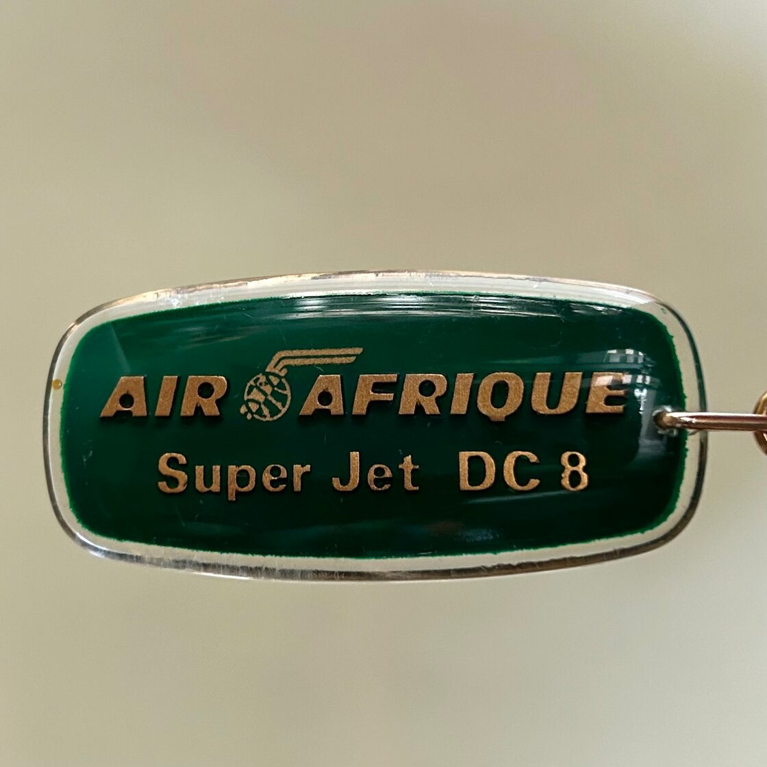 AIR AFRIQUE DC8 飛行機 レア ブルボンキーホルダー | Pay ID
