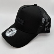 NEW ERA 9FORTY/940 A-Frame トラッカー Rubber Patch ラバーパッチ ブラック