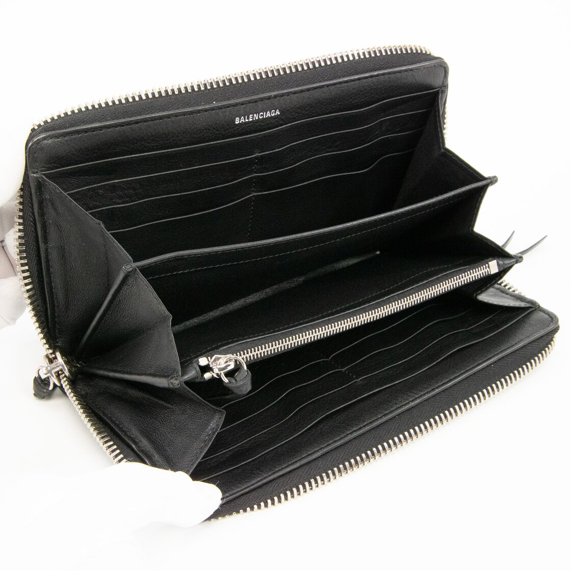 本物・送料無料・美品】バレンシアガ・長財布・ラウンドファスナー  