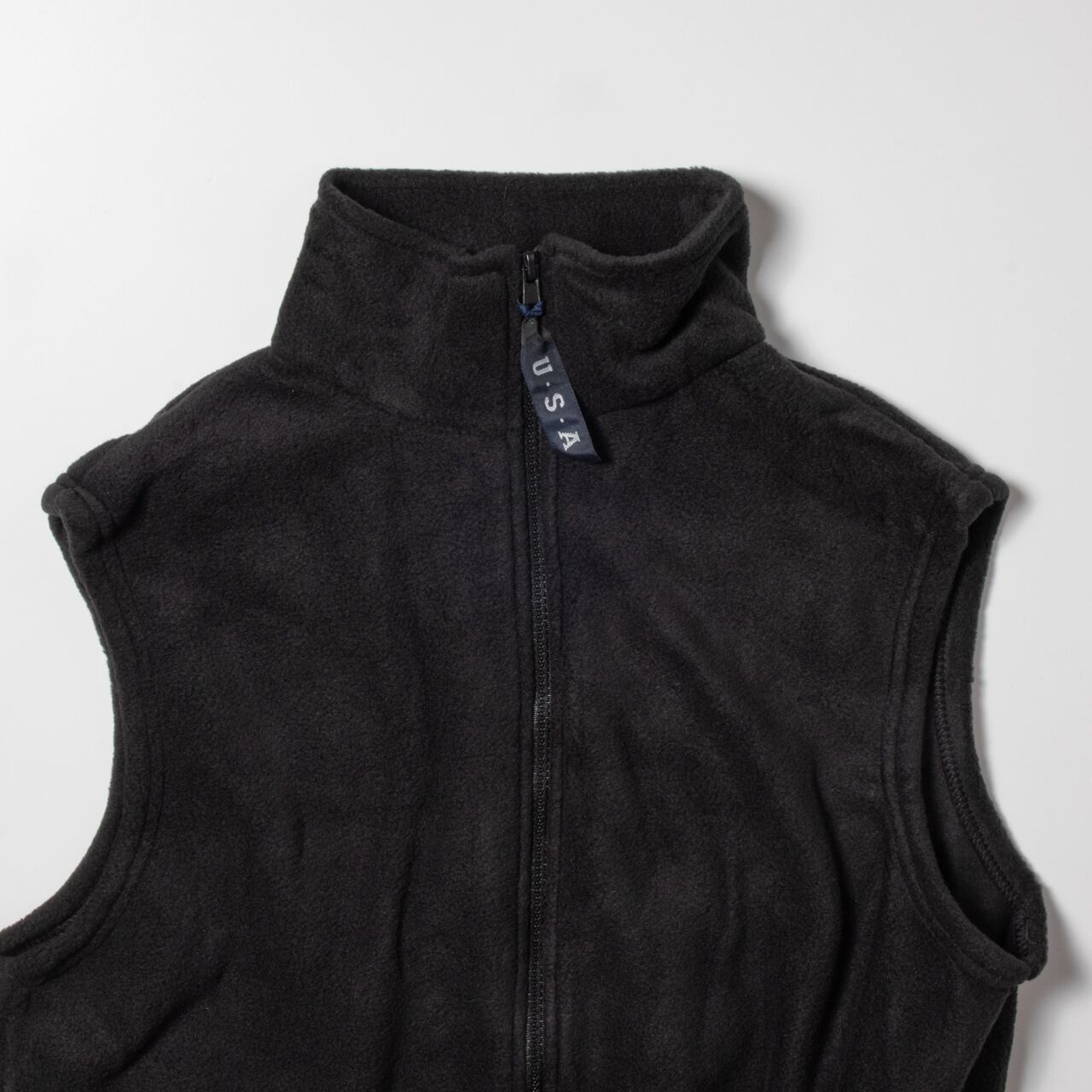 Full Zip フリースベスト / ブラック / SPRING MOUNTAIN APPAREL